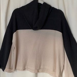 2 color sweater